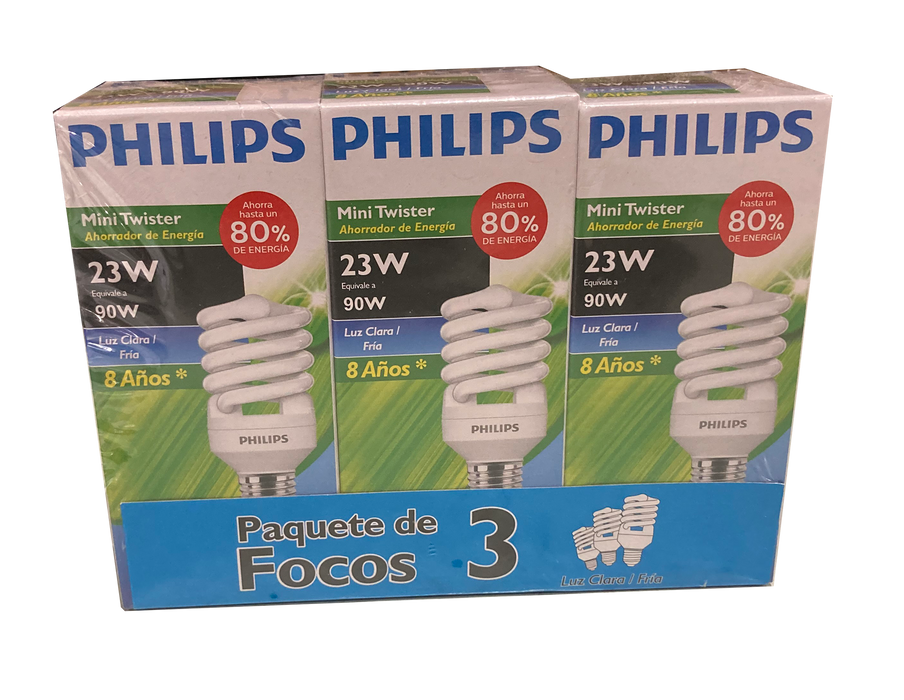 Philips Energy Saving Bulb, 3-Pack