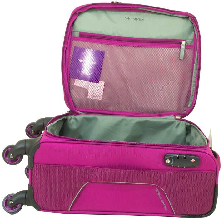 Samsonite Litecase Softside Lightweight 20" Spinner, Solar Rose , 