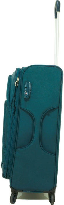 Samsonite Dakar-Lite Softside Lightweight 24" Spinner, Petrol Blue , 