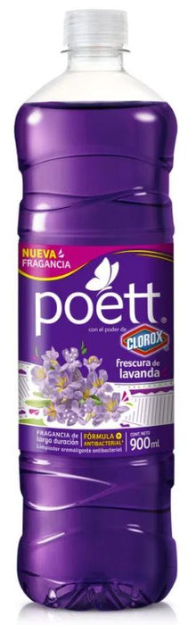Clorox Poett Antibacterial Cleaner, Freshness Lavender Scent , 900 ml
