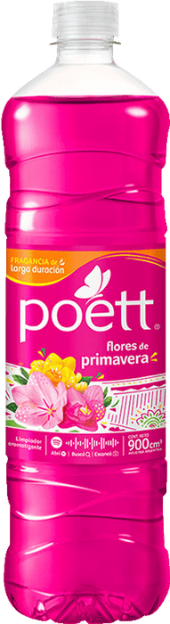 Clorox Poett Antibacterial Cleaner, Spring Flowers Scent , 900 ml