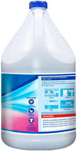 Clorox Original Triple Action Liquid Bleach, Floral Magic Scent , 3.8 L