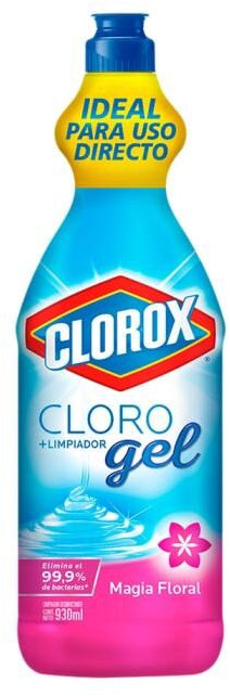 Clorox Cloro Gel + Cleaner, Floral , 930 ml