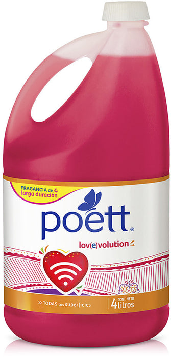 Clorox Poett Loveeolution Scent Disinfectant Surface Cleaner, 4 L