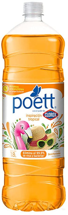 Clorox Poett Multi Purpose Cleaner, Tropical Inspiration Scent , 1.8 L