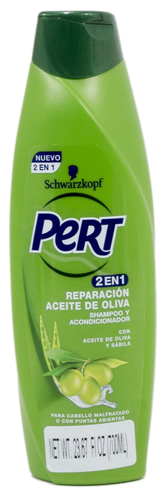 Schwarzkopf Pert Repair 2 in 1 Shampoo with Olive Oil, 700 ml