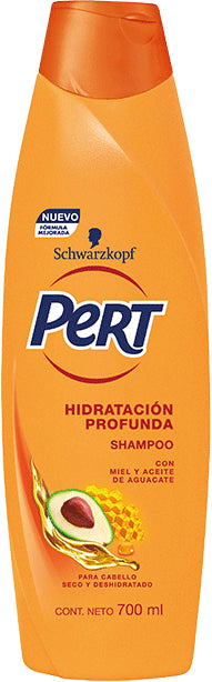 Schwarzkopf Pert Total Hydration Shampoo with Honey & Avocado Oil, For Dry Hair, 700 ml