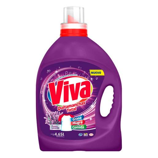 Viva Total Stain Remover Liquid Laundry Detergent, 4.65 L