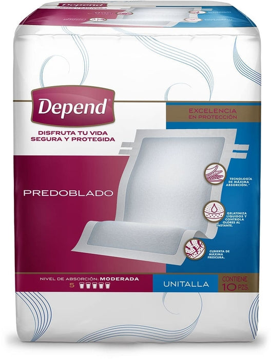 Depend Bed Protects, One-Size, 10 ct