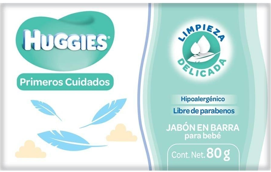 Huggies Bar Soap, First Care, 80 gr