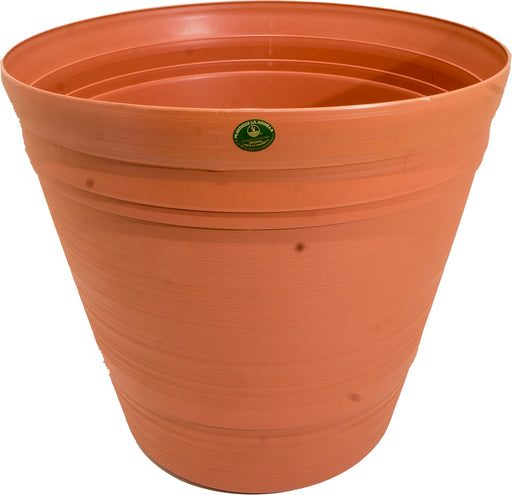 La Ardilla Plastic Terracotta Flowerpot, 20 x 18 inch