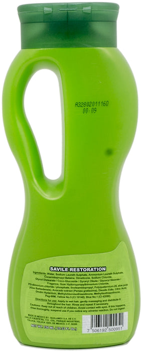 Savile Shampoo with Aloe Pulp and Avocado, 750 ml