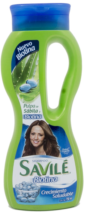 Savile Shampoo with Aloe Pulp & Biotin, Healthy Growth, 750 ml