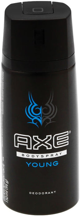 Axe Body Spray Deodorant, Young, 150 ml (4 oz)