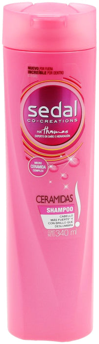 Sedal Co-Creations Ceramides Strength & Shine Shampoo, 340 ml