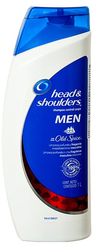 Head & Shoulders Shampoo for Men, Old Spice Scent, 1 L