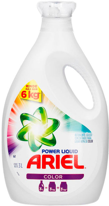 Ariel Color Liquid Laundry Detergent, 3 L