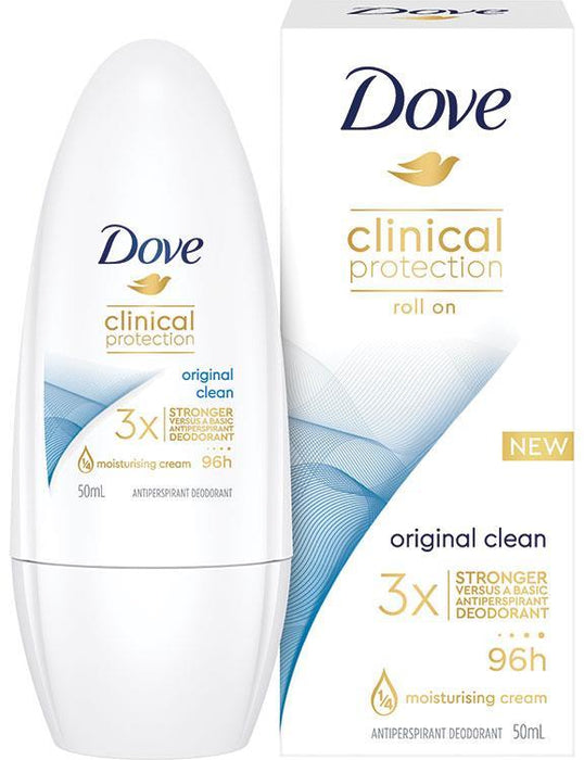 Dove For Women Clinical Protection DeodorantRoll-On, Original Clean , 50 ml