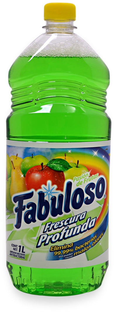 Fabuloso Pure Cleanliness Antibacterial Cleaner, Fruit Passion, 1 L