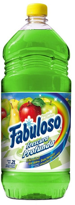 Fabuloso Pure Cleanliness Antibacterial Cleaner, Fruit Passion, 2 L