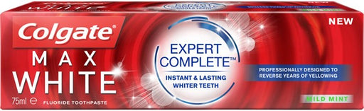 Colgate Max White Expert Complete Toothpaste, Mild Mint, 75 ml