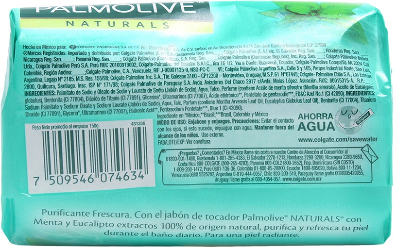 Palmolive Naturals Purifying Freshness Bar Soap, 150 gr