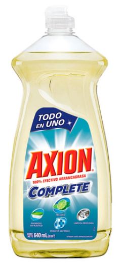 Axion Complete All-In-One Dishwashing Liquid, 640 ml