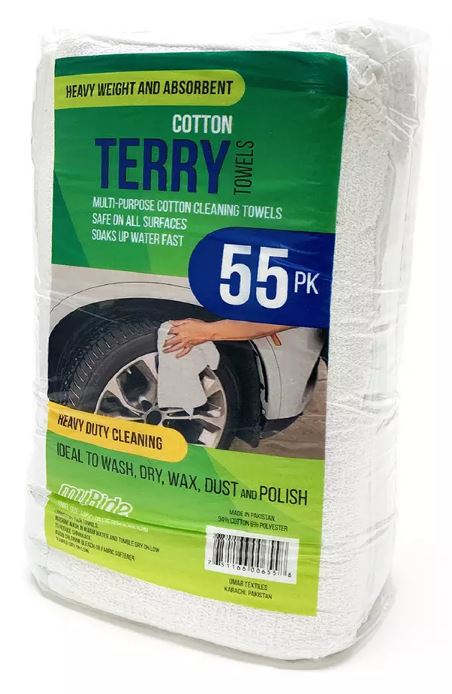 Microtex Cotton Terry Towels, 55 ct