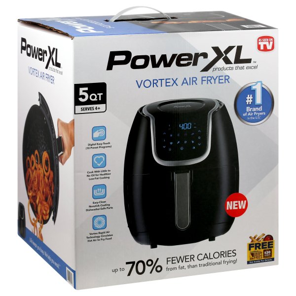 Power XL Vortex Air Fryer , 5 qt