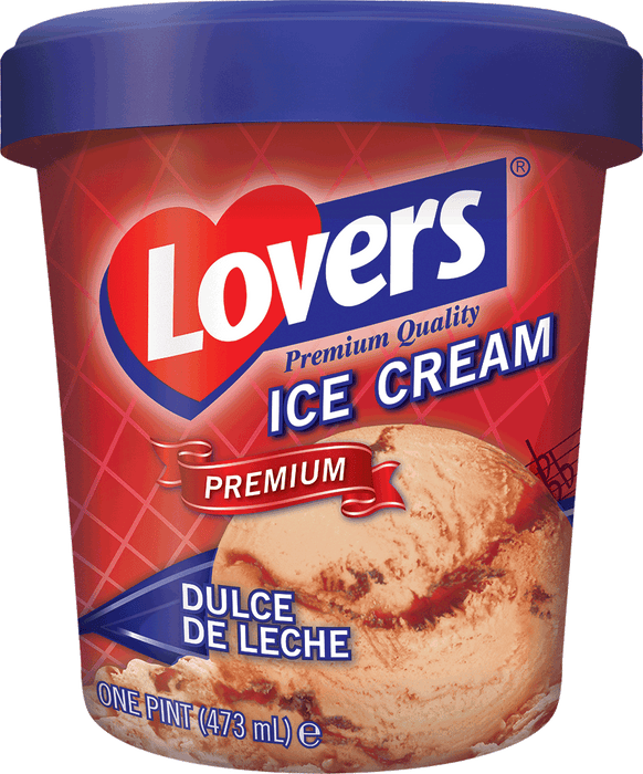 Lovers Premium Dulce De Leche Ice Cream, 473 ml, 1 pt