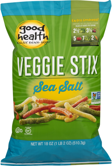 Good Health Veggie Stix With Sea Salt , 18 oz