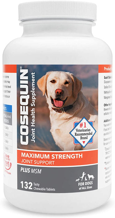 Consequin DS Joint Health Supplement For Dogs, 132 ct