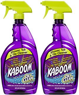 Kaboom Shower, Tub & Tile Cleaner, with Oxi Clean Stain Fighter, 2 x 40 oz