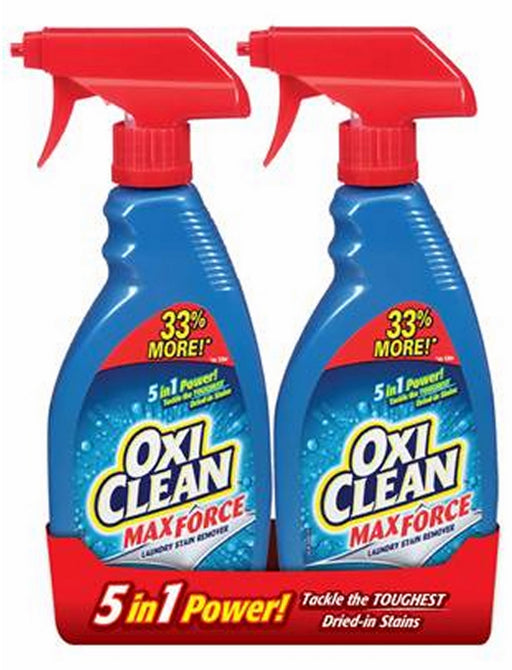 Oxi Clean Max Force Laundry Stain Remover, 2 x 16 oz