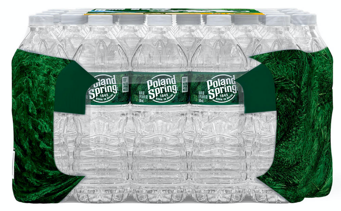 Poland Spring Natural Spring Bottled Water , 40 x 500 ml