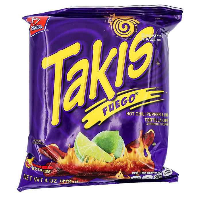 Takis Fuego Chips , 4 oz