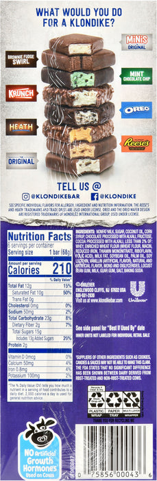 Klondike Triple Chocolate Frozen Donuts , 6 ct