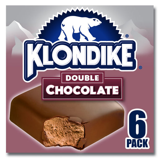 Klondike Ice Cream Bars, Double Chocolate, 6 ct