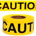 Caution Tape with Yellow Black Print, 300 ft