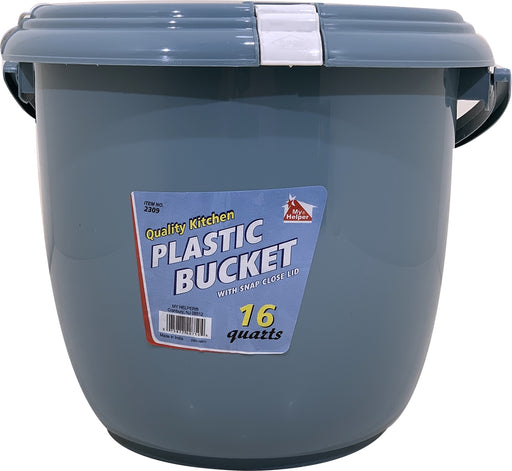 My Helper Quality Kitchen Plastic Bucket, 16 qt