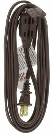 Bright-Way Extension Cord, Brown, 15 ft