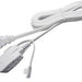 Bright-Way Extension Cord, White, 15 ft