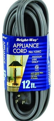 Bright-Way Appliance Cord 12AC, 12 ft