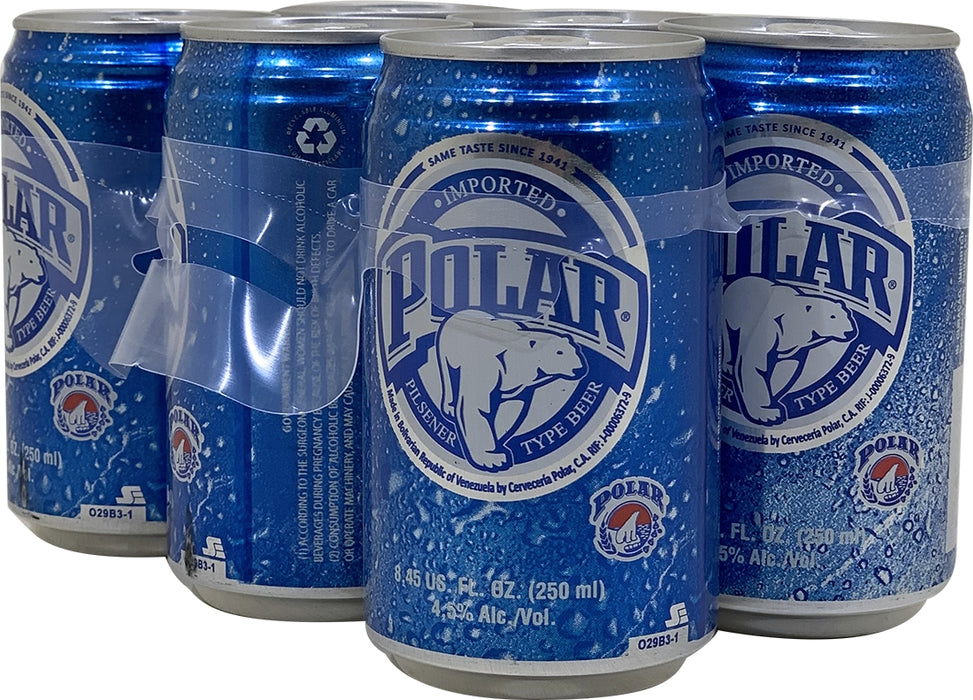 Polar Beer Cans, 6-Pack, 6 x 250 ml