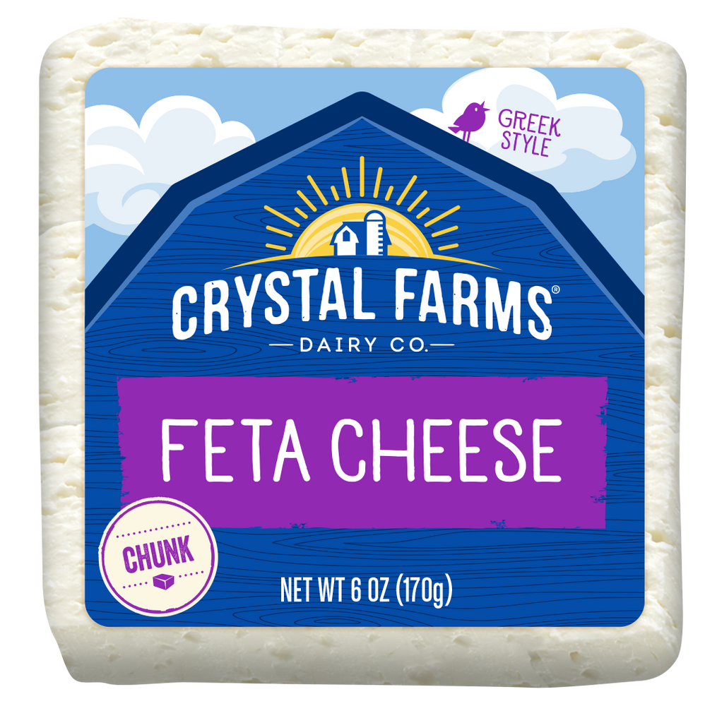 Crystal Farms Chunk Feta Cheese , 6 oz