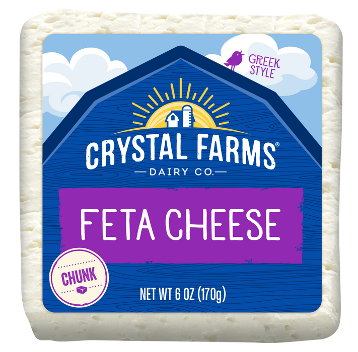 Crystal Farms Chunk Feta Cheese , 6 oz