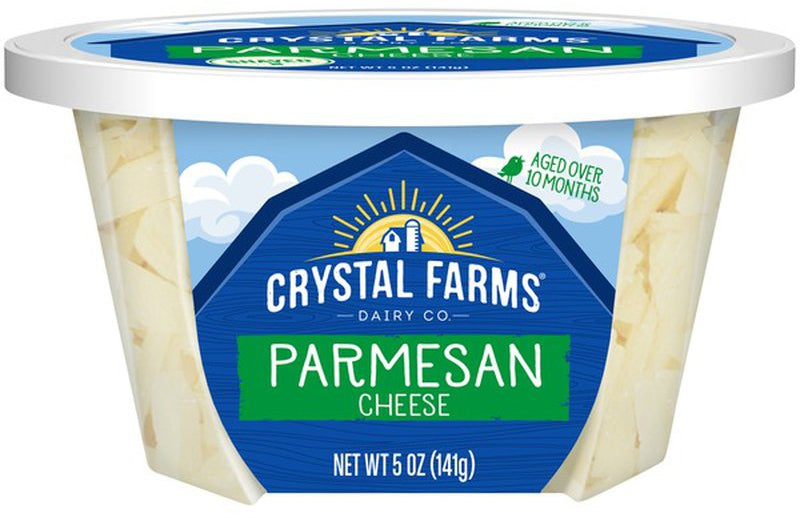 Crystal Farms Shaved Parmesan Cheese ,  5 oz