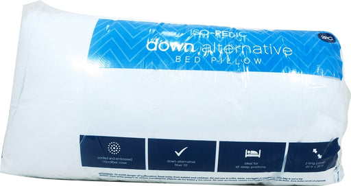 Iso-Pedic  Down Alternative Two-Pack Pillow, King Size, 20 x 36 inch