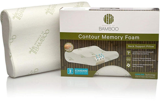 Essence of Bamboo Memory Foam Contour Pillow, 20 x 14 x 5 inch