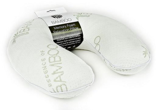 Essence Of Bamboo Memory Foam Travel Pillow, 14 x 3.5 x 13 inch